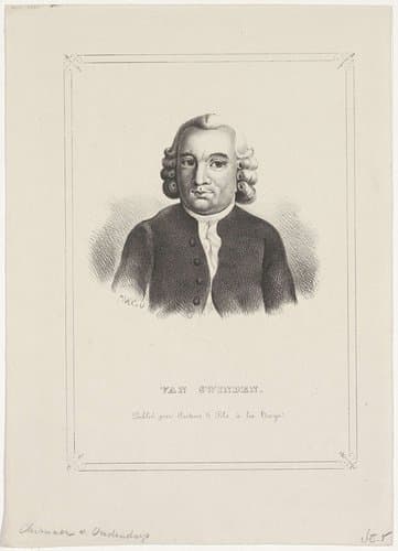Portret van Van Swinden by Wilhelmus Cornelis Chimaer van Oudendorp