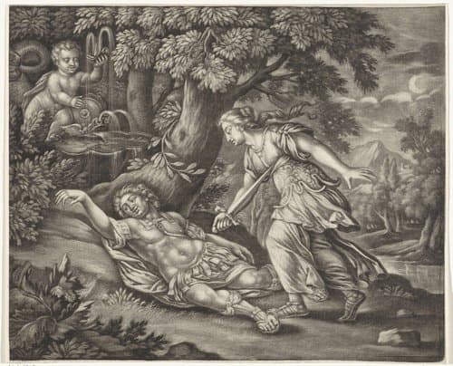 Pyramus en Thisbé by Jan van Somer