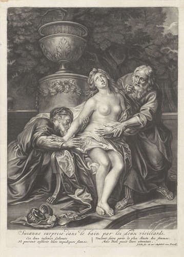 Suzanna en de ouderlingen by Jacob Gole
