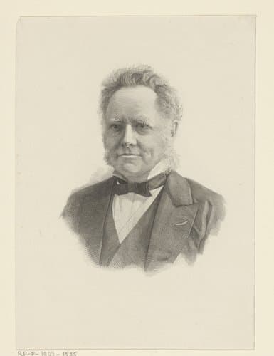 Portret van een oudere man by Petrus Johannes Arendzen