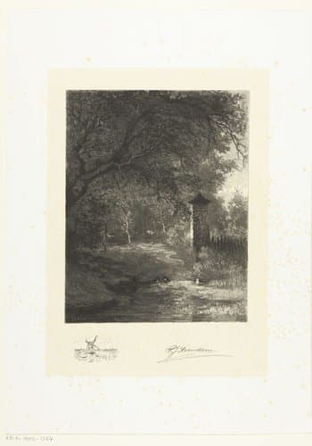 Bosgezicht by Petrus Johannes Arendzen