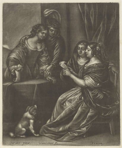 Voorlezen van een brief by Jan van Somer