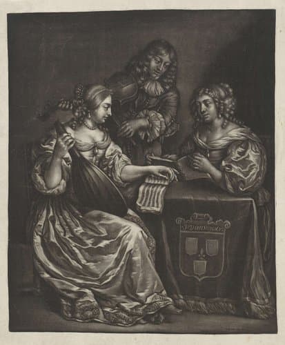 Musicerend trio by Jan van Somer