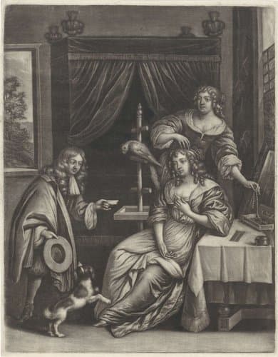 Bode brengt een brief by Jan van Somer