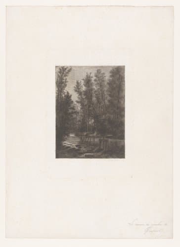 Sluis van de molen bij Grupont by Félix de Baerdemaecker