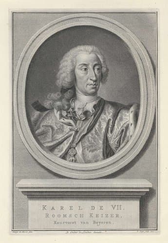 Portret van Duits keizer Karel VII Albert by Pieter Tanjé
