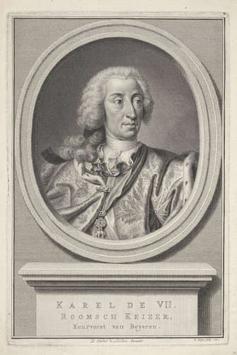 Portret van Duits keizer Karel VII Albert by Pieter Tanjé