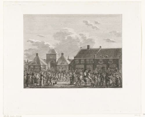Franse troepen trekken Breda binnen by Joannes Bemme