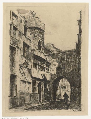 Bij het Steen te Antwerpen by Gerard Jan Bos