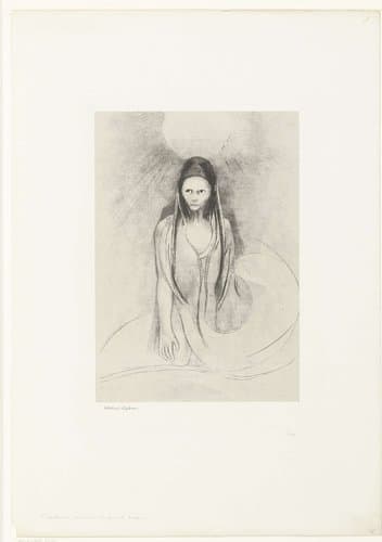 Tentation de Saint-Antoine (3) by Odilon Redon