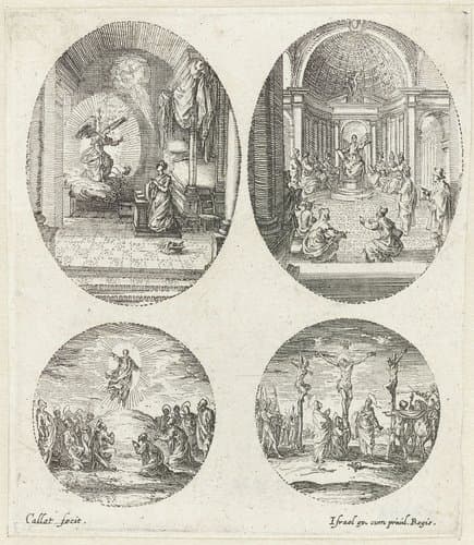 Het lijden van Christus en het leven van Maria by Jacques Callot