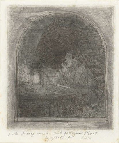 Geleerde in zijn studie by Jacobus Ludovicus Cornet