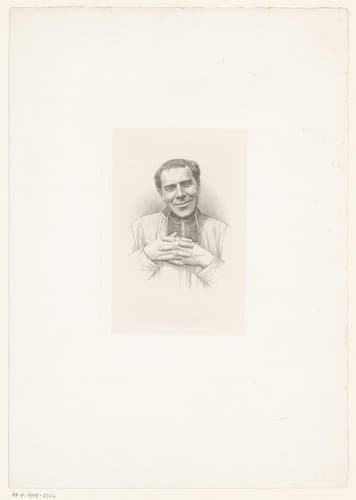 Portret van Ernest Alexandre Honoré Coquelin
