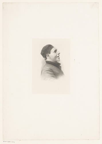 Portret van Ernest Alexandre Honoré Coquelin by Alphonse Descaves