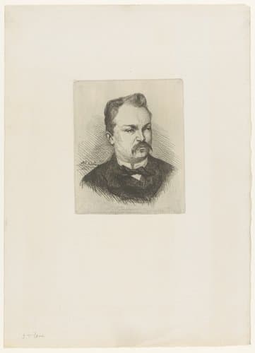 Portret van een onbekende man by Albert Dillens