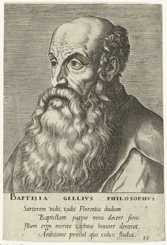 Portretten van beroemde Europese geleerden by Philips Galle