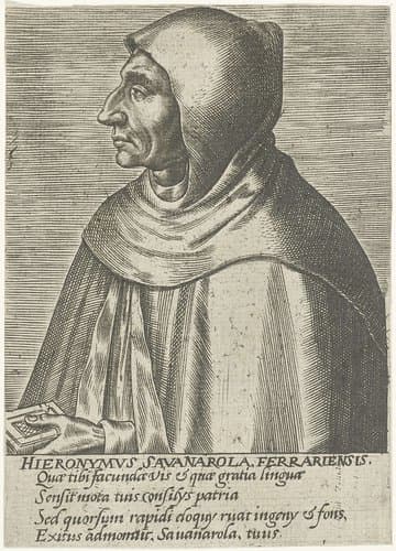 Portret van Girolamo Savonarola by anonymous
