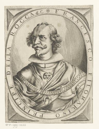 Portret van Francesco Filomarino, prins van Rocca d'Aspro by Giovanni Merlo