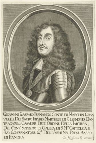 Portret van Jean Gaspar Ferdinand de Marchin, graaf van Granville by Cornelis Meyssens