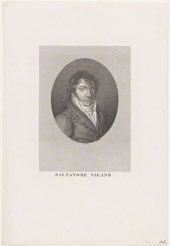 Portret van Salvatore Viganò by A. Altini