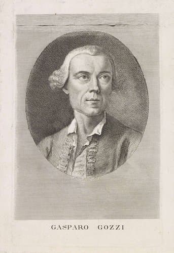 Portret van Gasparo Gozzi by Francesco Bartolozzi
