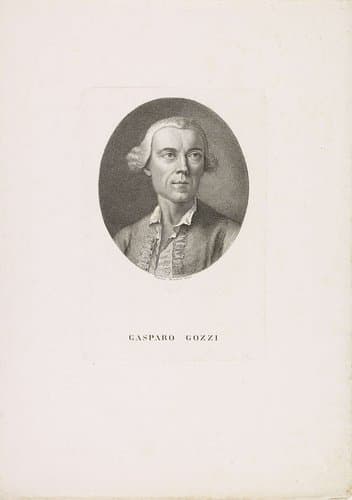 Portret van Gasparo Gozzi by Francesco Bartolozzi