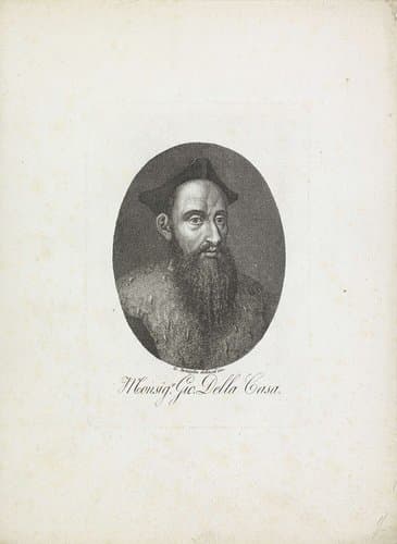 Portret van dichter Giovanni Della Casa