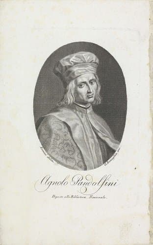 Portret van politicus Agnolo Pandolfini