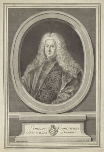 Portret van Simone Contarini by Giuseppe Camerata (II)