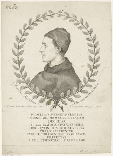 Portret van Giuseppe Zucconius by Giuseppe Camerata (II)