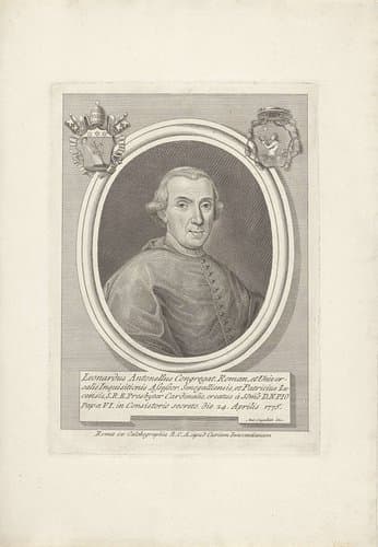 Portret van kardinaal Leonardo Antonelli by Antonio Capellan