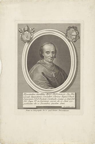 Portret van kardinaal Hyacinthe Sigismond Gerdil