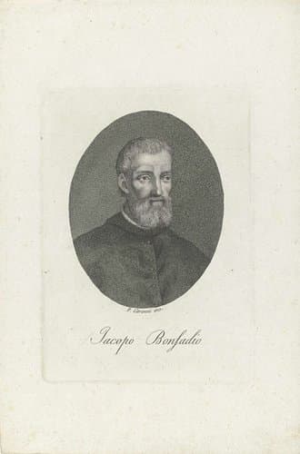 Portret van humanist en historicus Jacopo Bonfadio