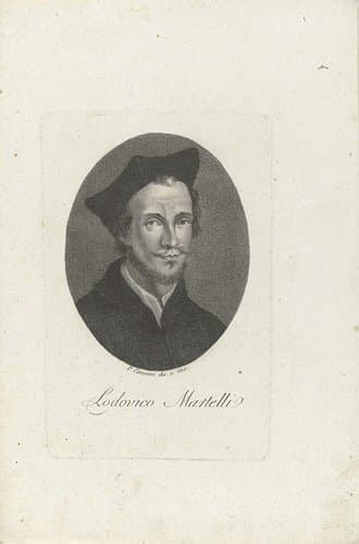 Portret van Lodovico Martelli by Paolo Caronni
