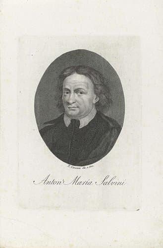 Portret van hellenist Anton Maria Salvini
