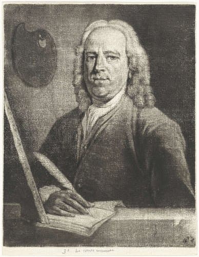 Portret van Gerard Hoet by Aert Schouman