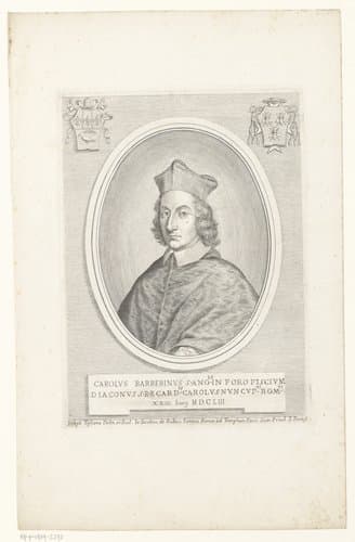 Portret van kardinaal Carlo Barberini by Giuseppe Maria Testana