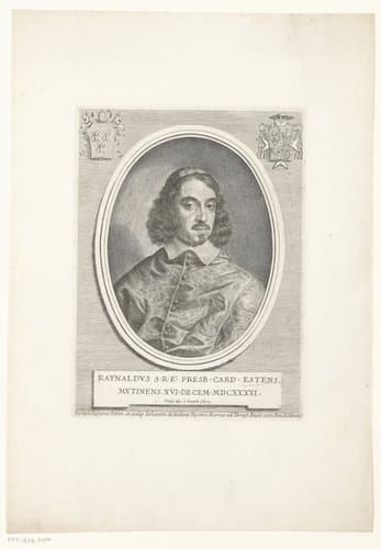 Portret van kardinaal Rinaldo d'Este