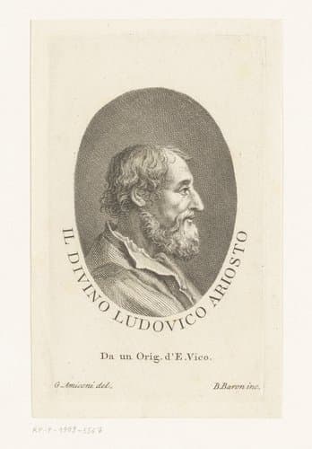 Portret van Ludovico Ariosto by Bernard Baron