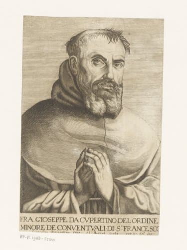 Portret van Jozef van Cupertino by Claude Boizot