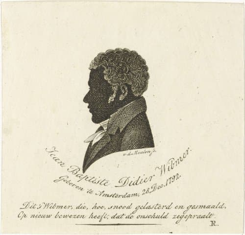 Silhouetportret van Jean Baptiste Didier Wibmer
