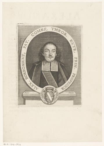 Portret van Alessandro Borromeo by Martial Desbois