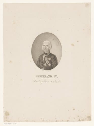 Portret van Ferdinand I by Jean Emanuel Desmoulins