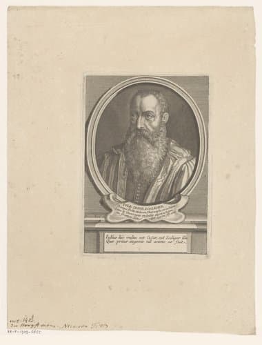 Portret van Julius Caesar Scaliger by Étienne Desrochers