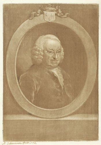 Portret van Johan Hudde Dedel by Aert Schouman