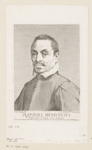 Raphael Menicucius by Claude Mellan