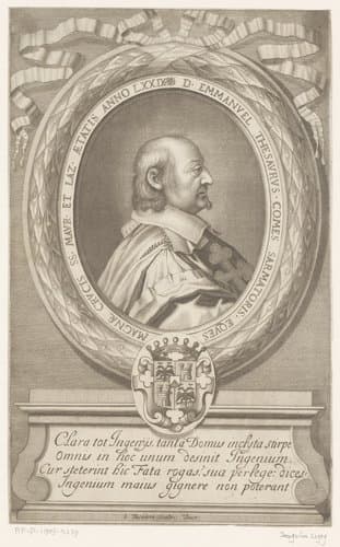 Portret van Emanuel Thesaurus by Georges Tasnière