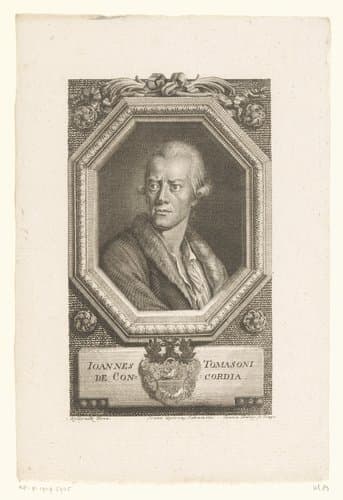 Portret van Johannes Tomasoni de Concordia by Jan Balzer