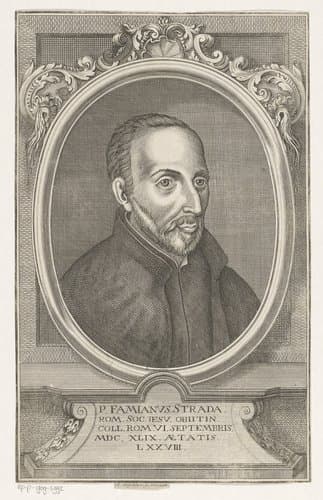Portret van Famiano Strada op 78-jarige leeftijd by Anton Tischler