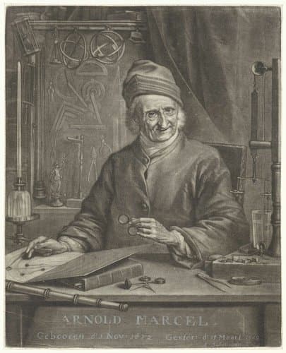 Portret van Arnold Marcel by Aert Schouman